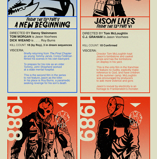‘Crystal Lake Lifer: The Evolution of Jason Voorhees’ Infograph!