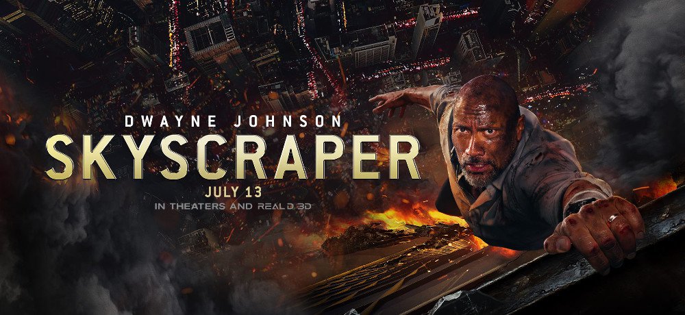 The World’s Tallest Building is Ablaze in the New Trailer for ‘Skyscraper,’ Starring Dwayne Johnson and Neve Campbell